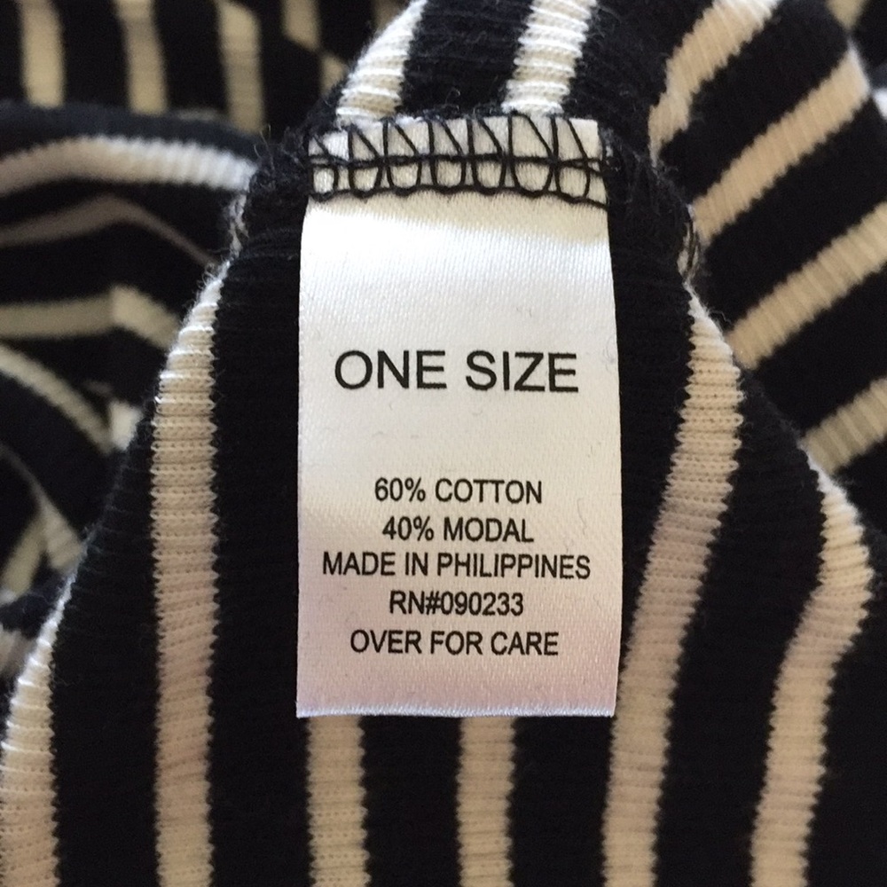 Brandy Melville Oversized stripe Top T-shirt dress oversized shirt - Picture 6 of 7